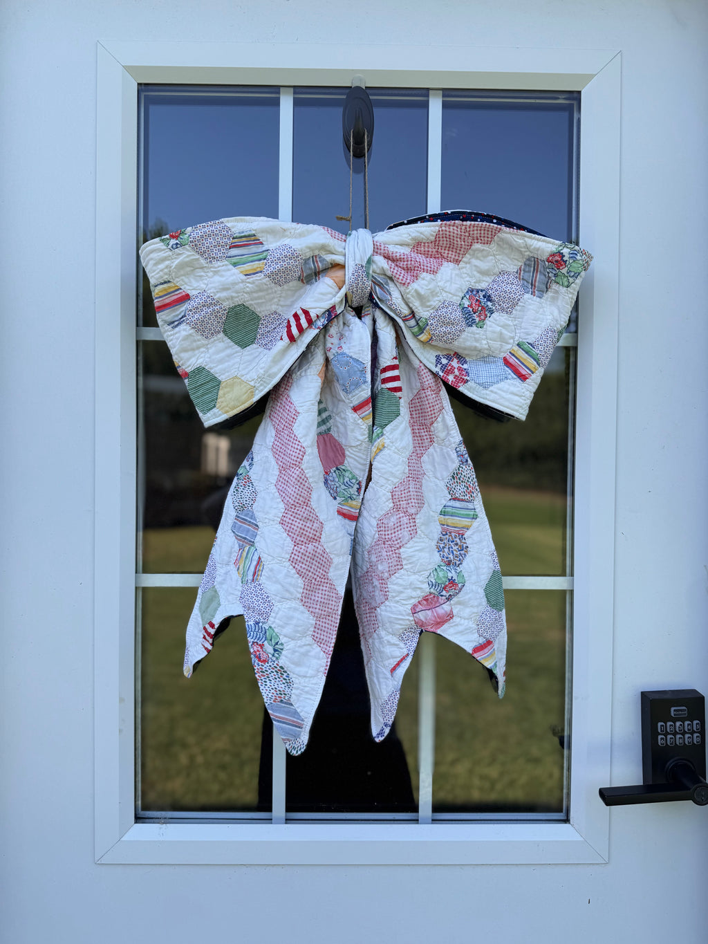 quilt bow door hanger no. 3