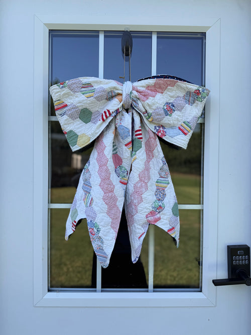quilt bow door hanger no. 3