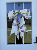 quilt bow door hanger no. 4