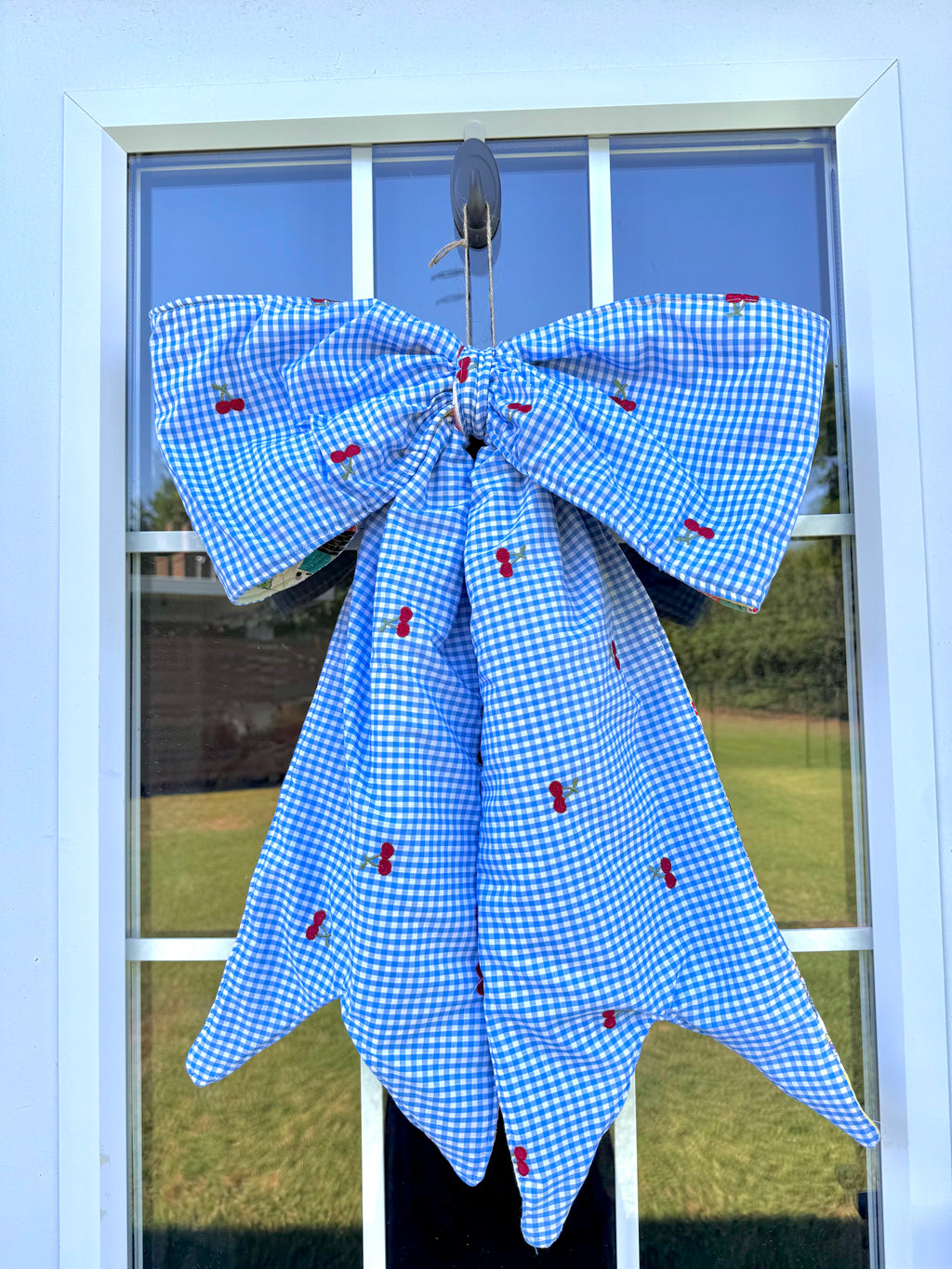 quilt bow door hanger no. 4