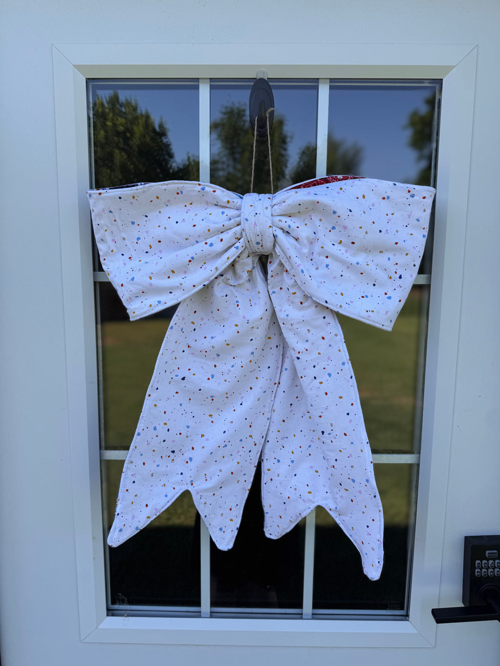 quilt bow door hanger no. 5